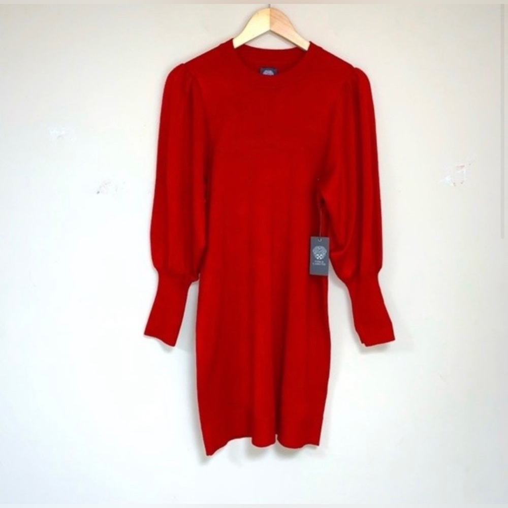 Vince camuto red dress NWT L
